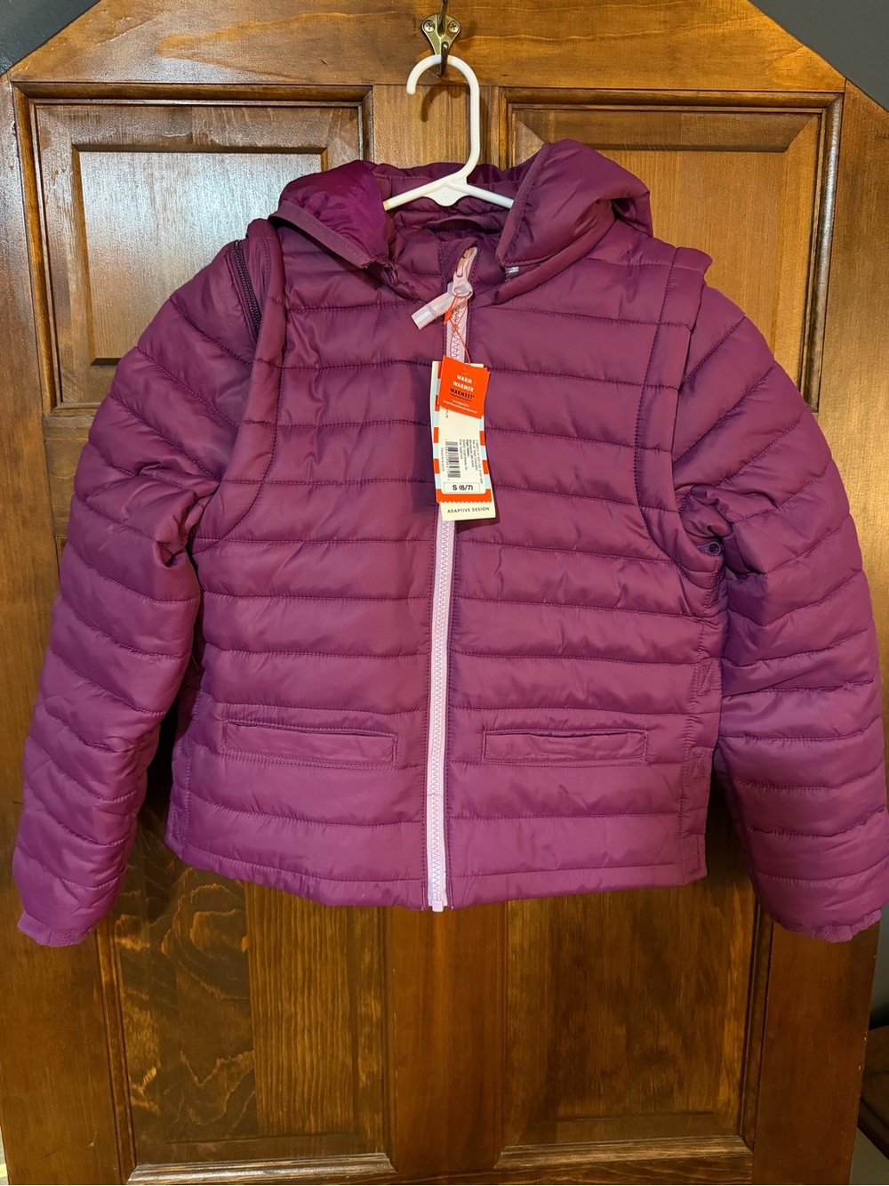Kids Puffer Jacket with Hood - Adaptive